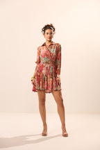 Marianna Collar Floral Dress