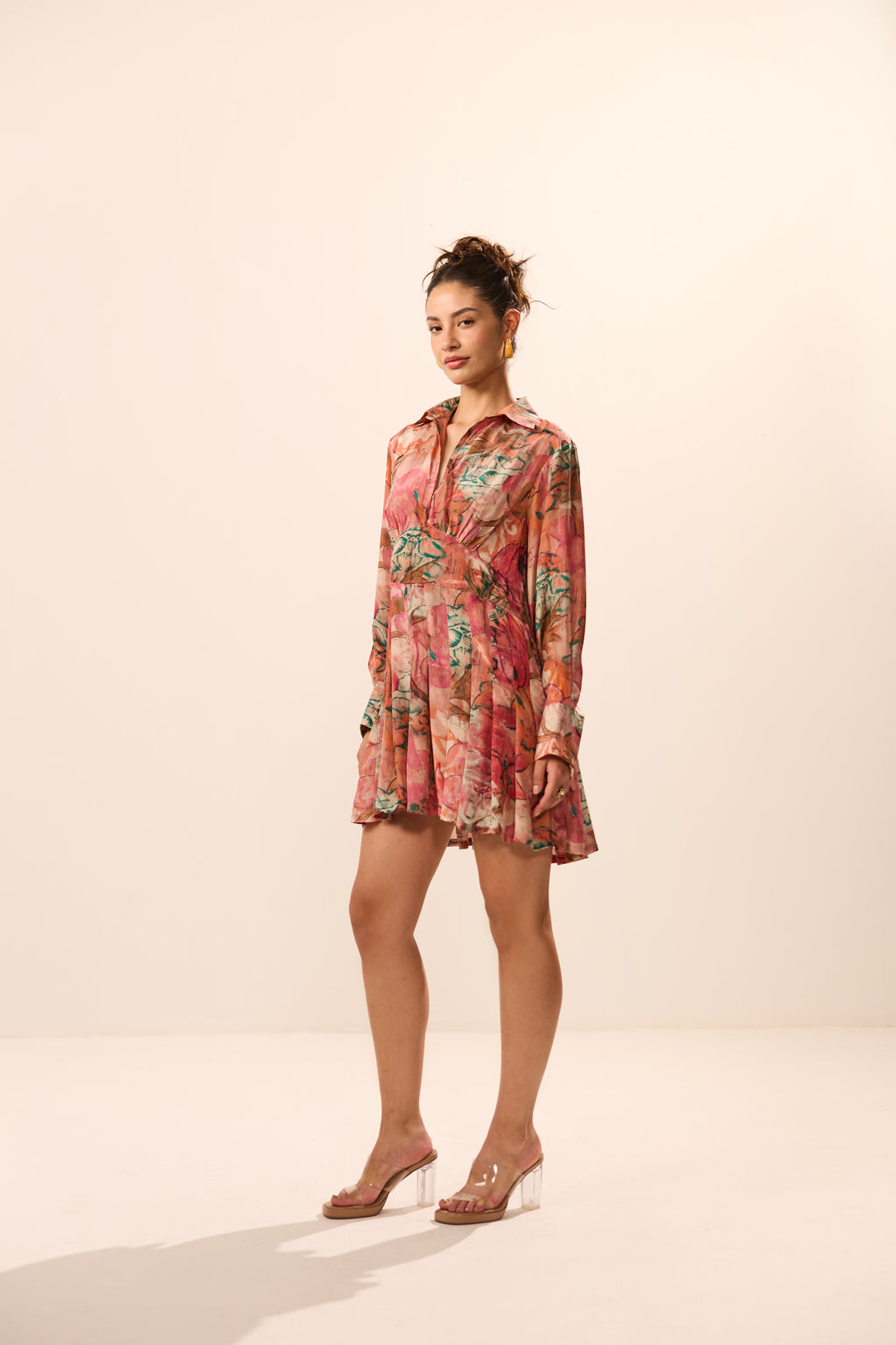 Marianna Collar Floral Dress