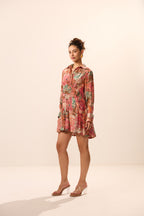 Marianna Collar Floral Dress