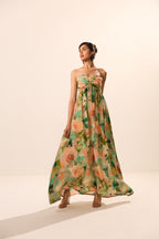 Enza Bralette Floral Maxi Dress