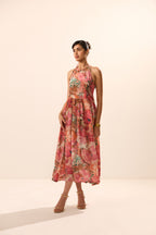 Eunice Backless Floral Maxi Dress