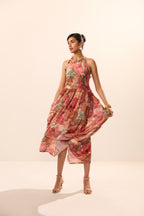 Eunice Backless Floral Maxi Dress