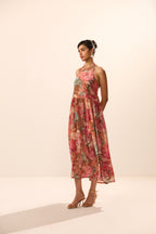 Eunice Backless Floral Maxi Dress