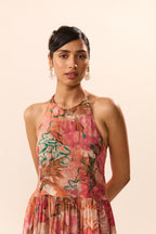 Eunice Backless Floral Maxi Dress