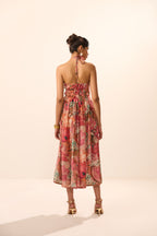 Eunice Backless Floral Maxi Dress