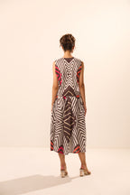 Cosette Button Front Top with Skirt