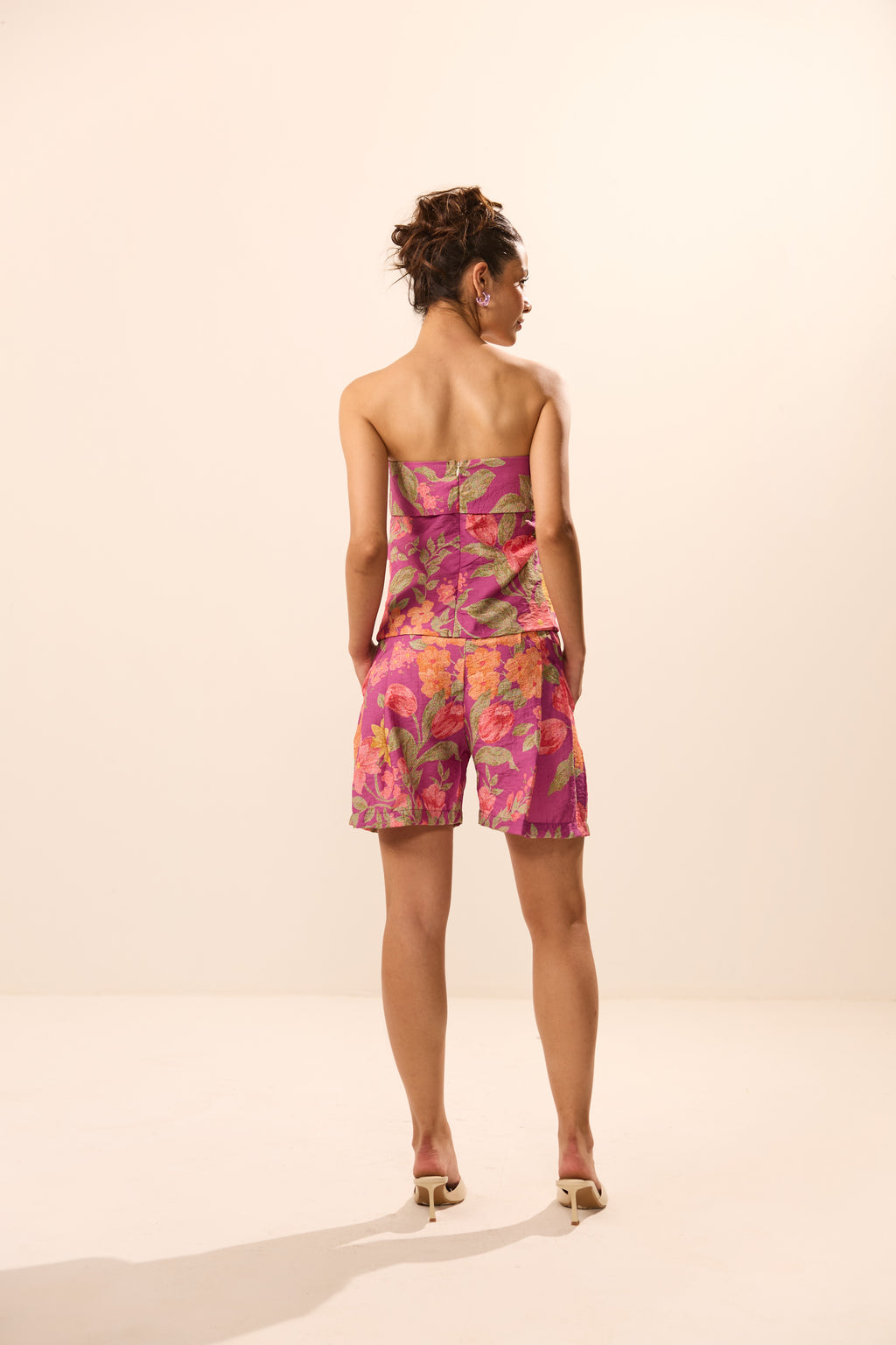 Capucine Off Shoulder Floral Co-ord Set