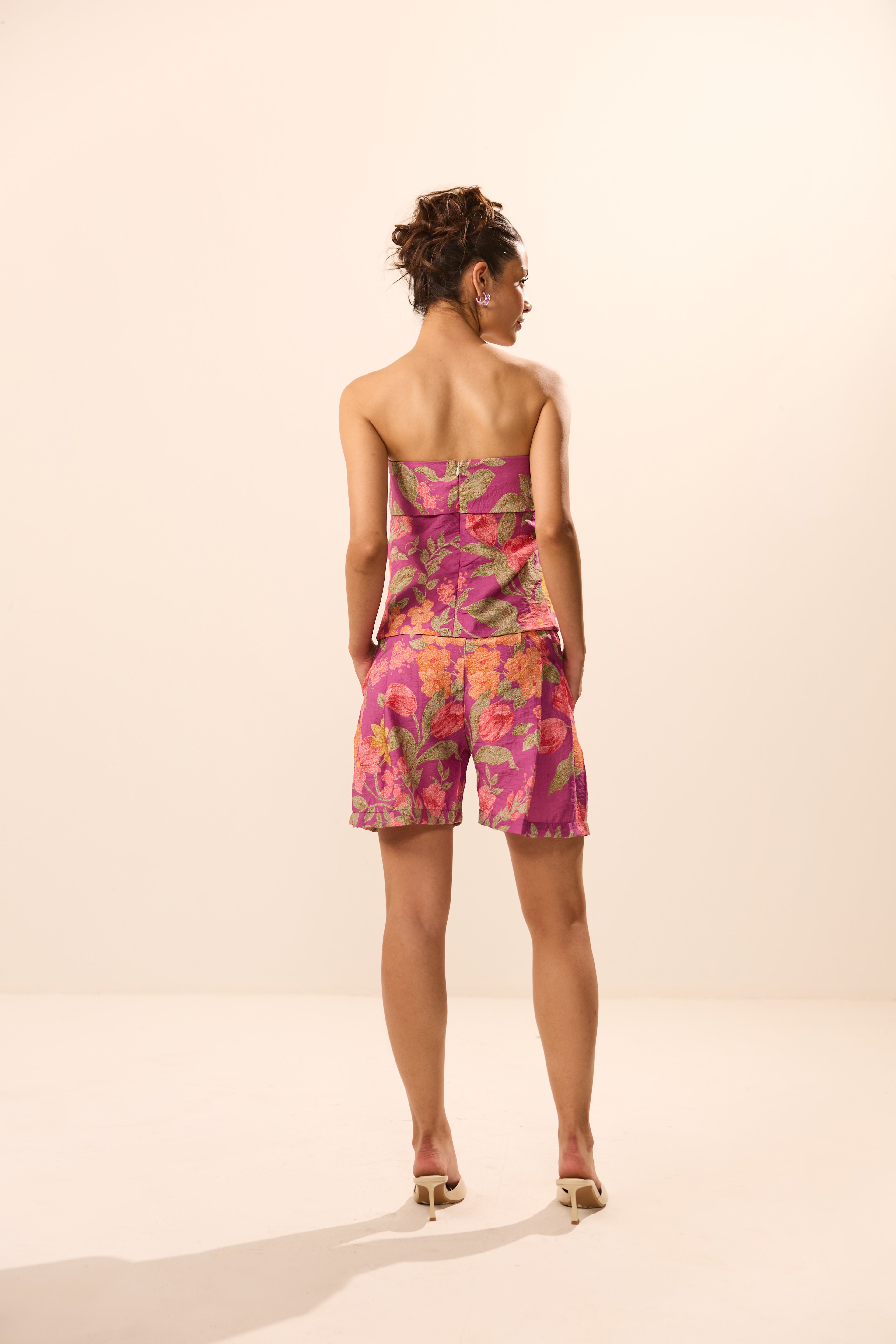 Capucine Off Shoulder Floral Co-ord Set