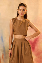 Olivia Crop Top with Skirt