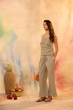 Esther Striped Strapless Co-ord Set
