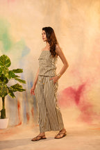 Esther Striped Strapless Co-ord Set