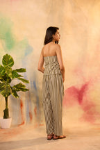 Esther Striped Strapless Co-ord Set