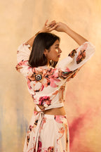 Emma Floral Print Midi Dress